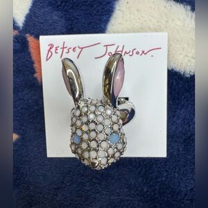 Betsy Johnson Rabbit Ring